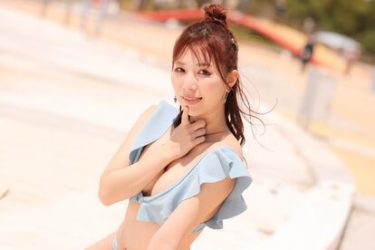 【画像8枚】八木咲音里、爽やかな水着姿でファン魅了♡　衣装のテーマは「プールデート♡」