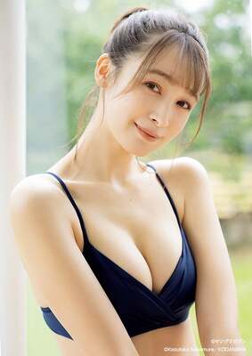 藤井サチ、話題の美ボディ解放 「ヤンマガ」初登場で初表紙wwwwwwwwww